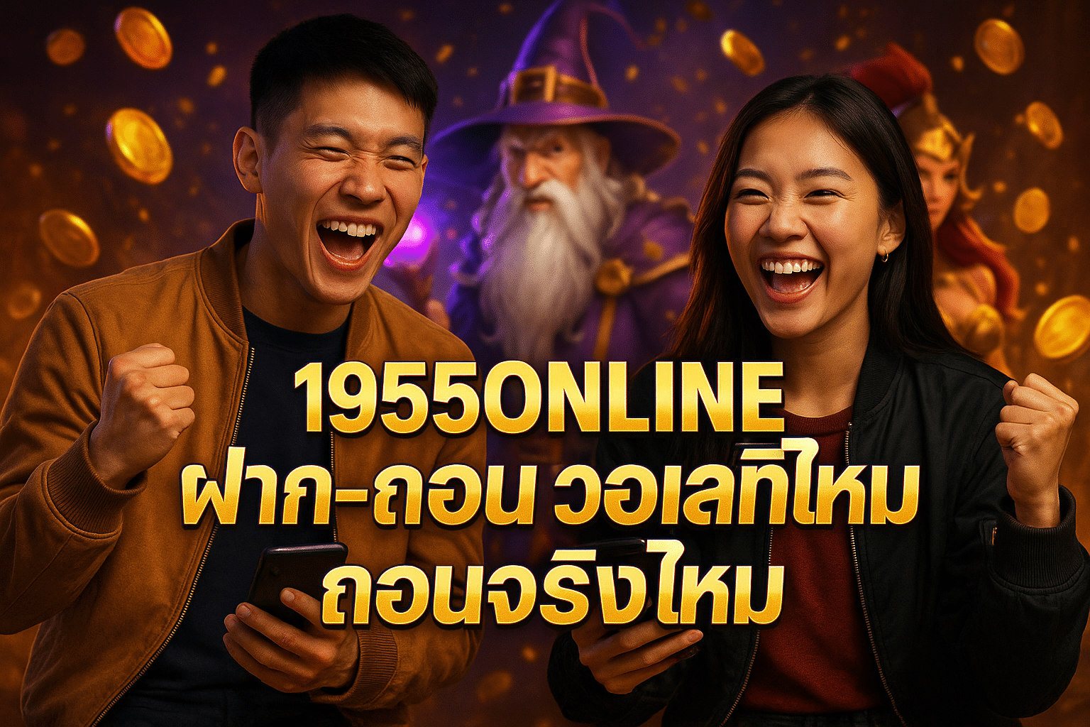 1955ONLINE ฝาก-ถอน วอเลท ดีไหม ถอนจริงไหม