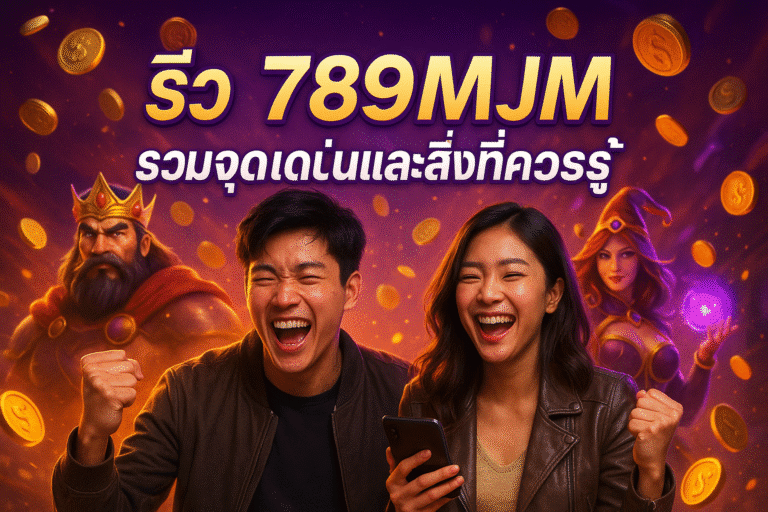 รีวิว 789MJM รวมจุดเด่นและสิ่งที่ควรรู้